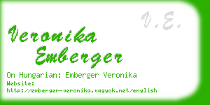 veronika emberger business card